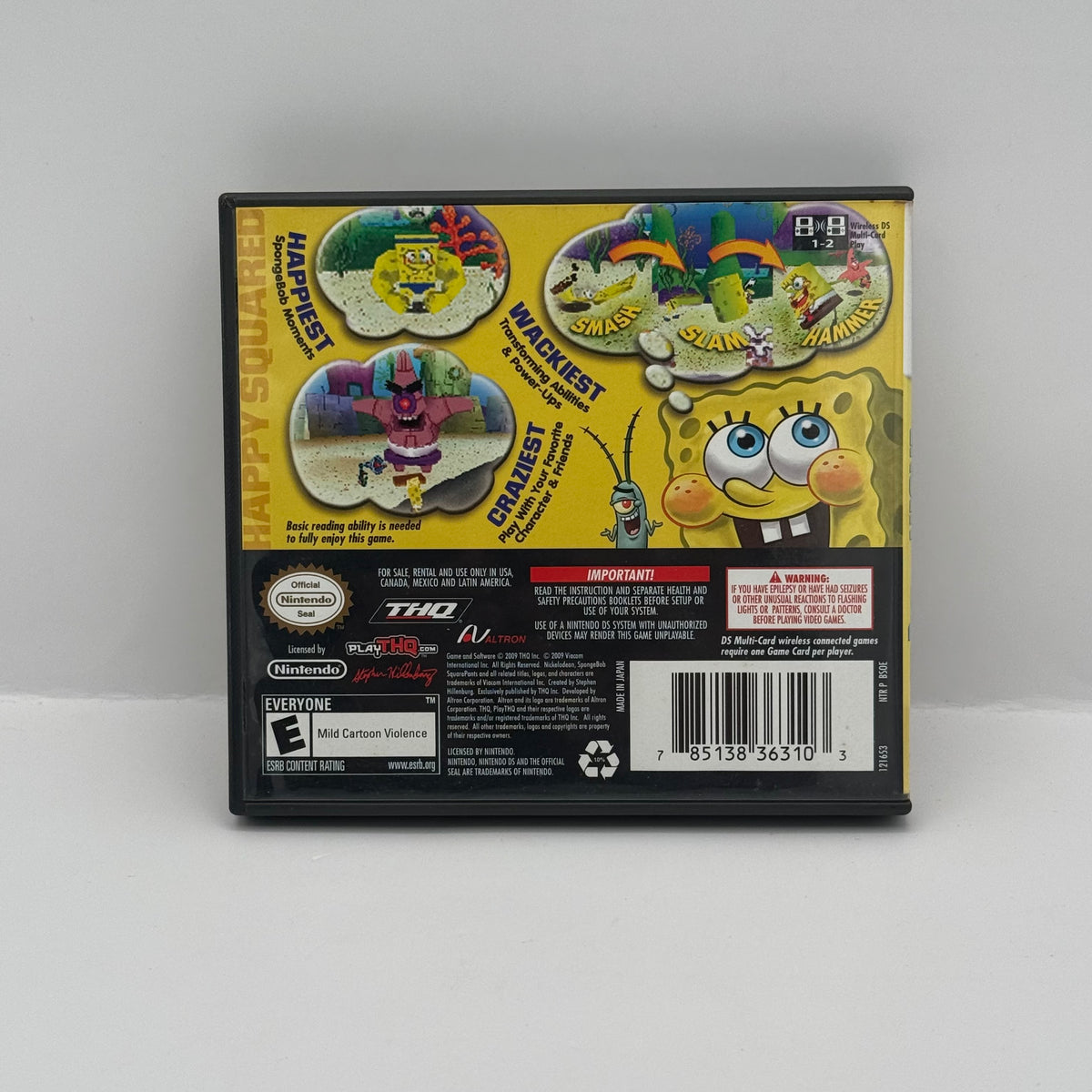 SpongeBob's Truth or Square - Nintendo DS - CIB