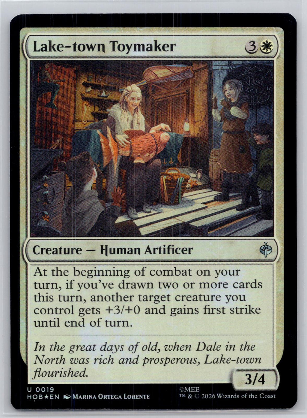 Lake-town Toymaker The Hobbit Magic: The Gathering Foil Near Mint