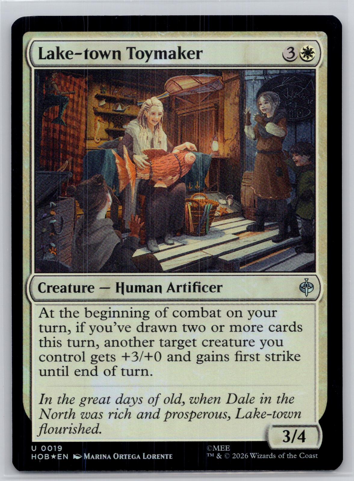 Lake-town Toymaker The Hobbit Magic: The Gathering Foil Near Mint