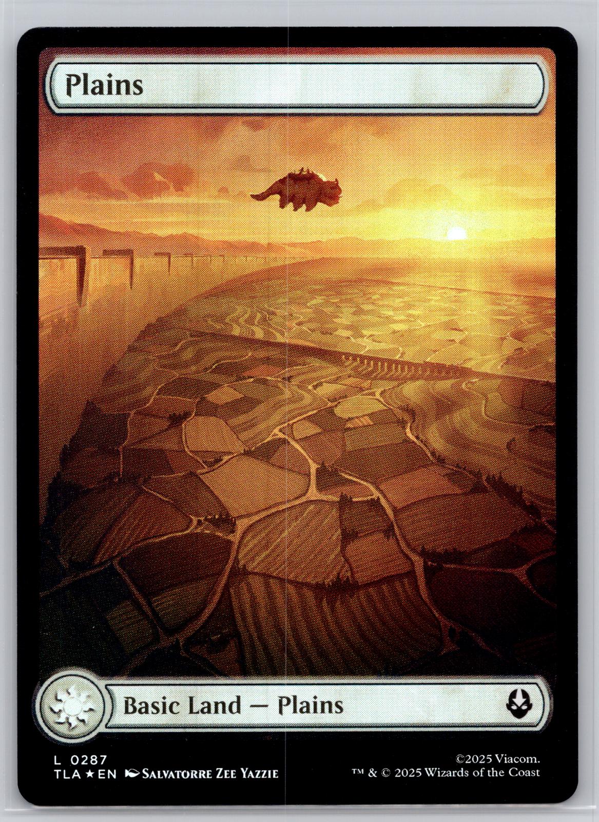 Plains (0287) Avatar: The Last Airbender Magic: The Gathering Foil Near Mint