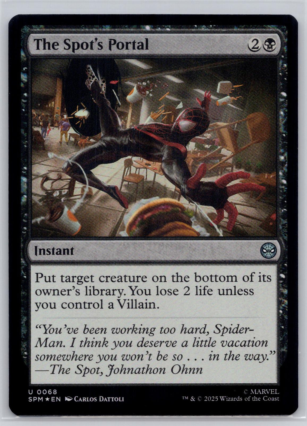 The Spot's Portal Marvel's Spider-Man Magic: The Gathering Foil Near Mint