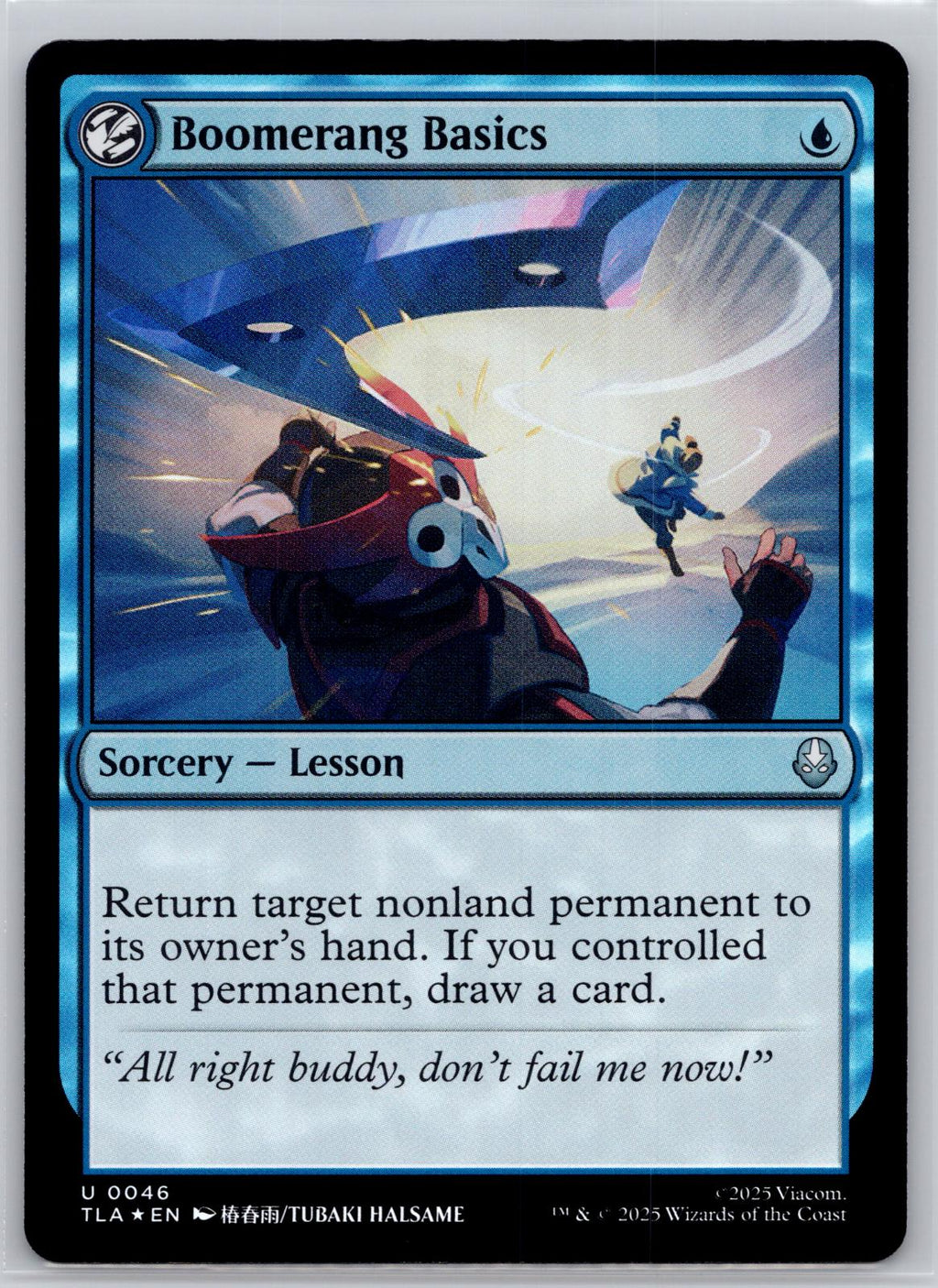 Boomerang Basics Avatar: The Last Airbender Magic: The Gathering Foil Near Mint