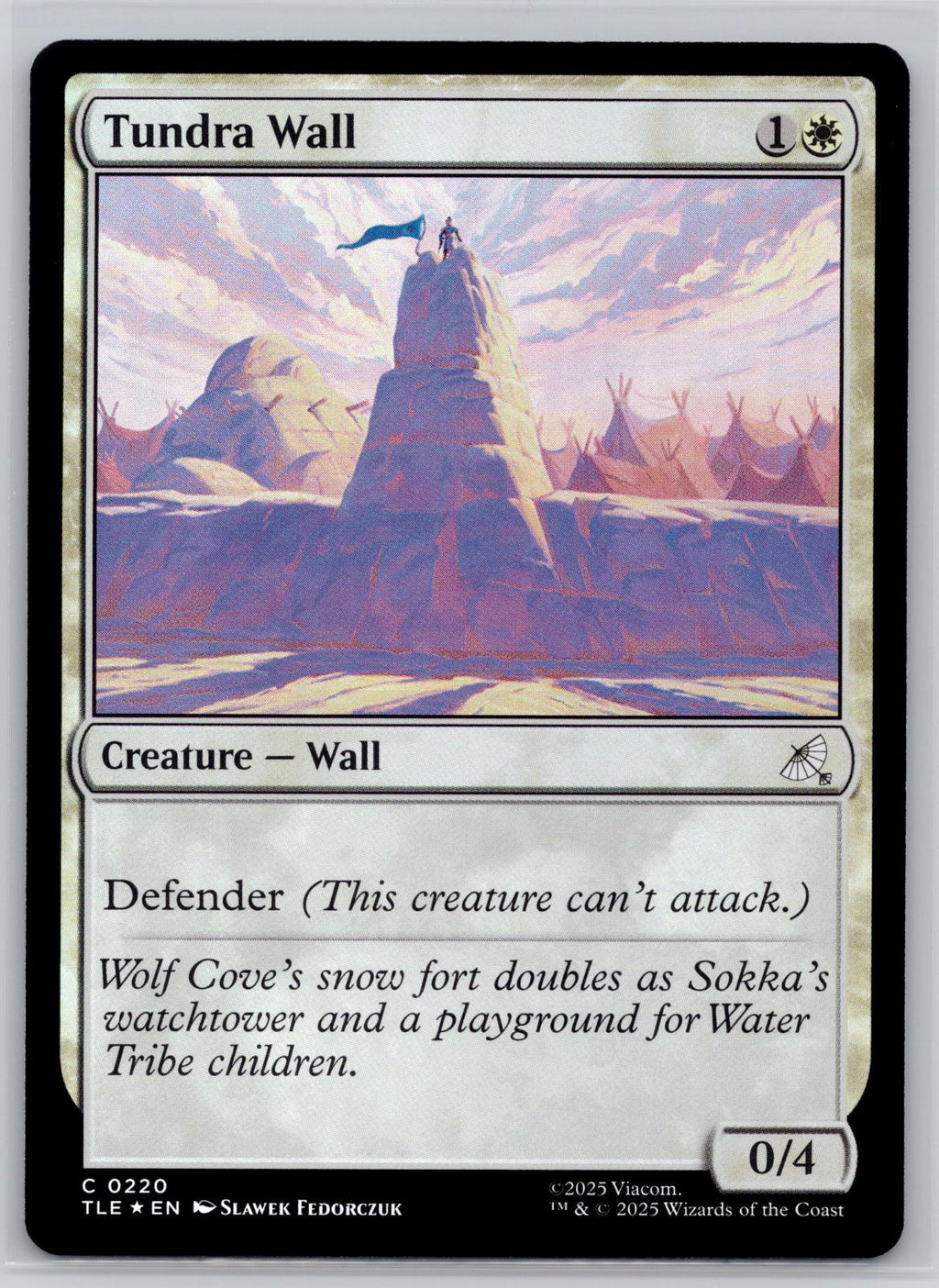 Tundra Wall (0220) Avatar: The Last Airbender: Eternal-Legal M:TG Foil NM