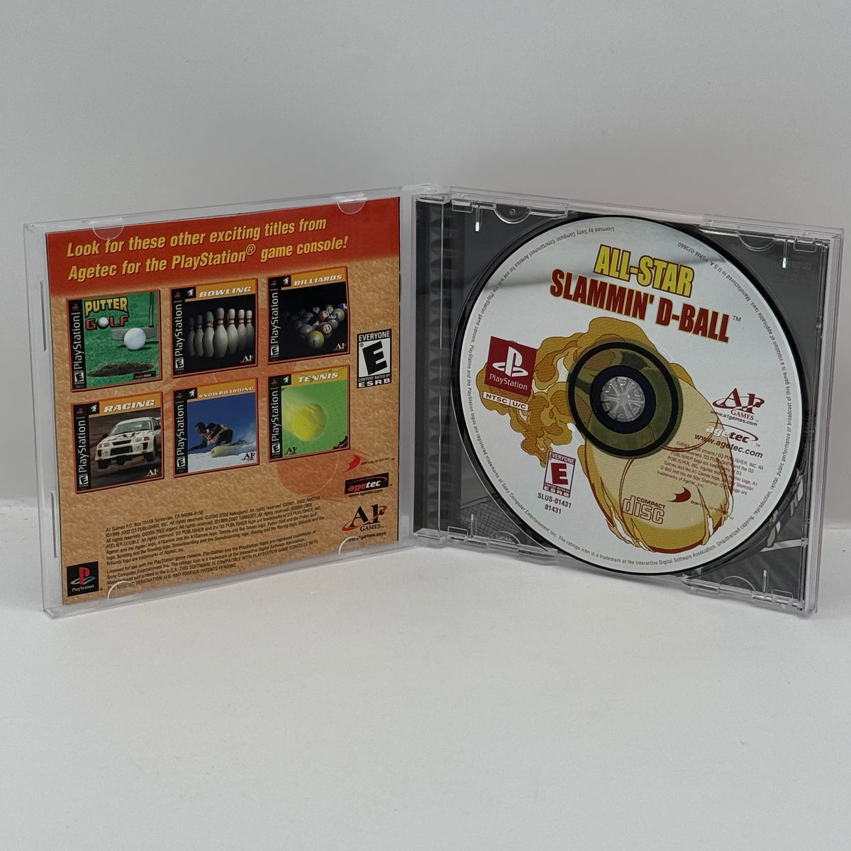 All-Star Slammin' D-Ball - PS1 - CIB