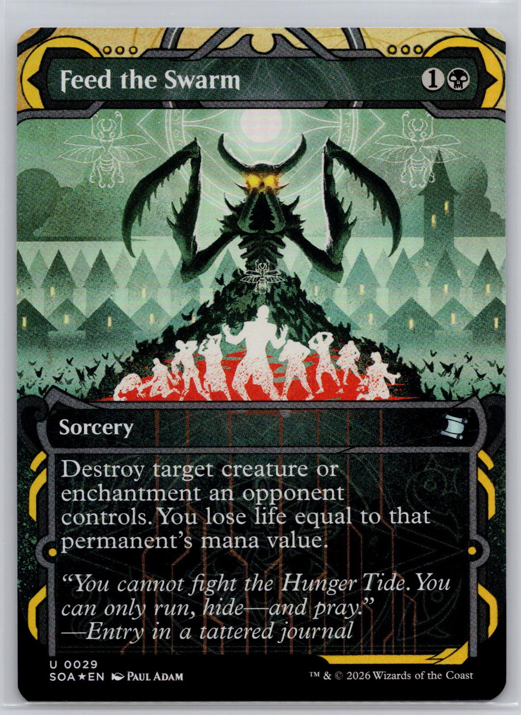 Feed the Swarm Secrets of Strixhaven: Mystical Archive M:TG Foil NM