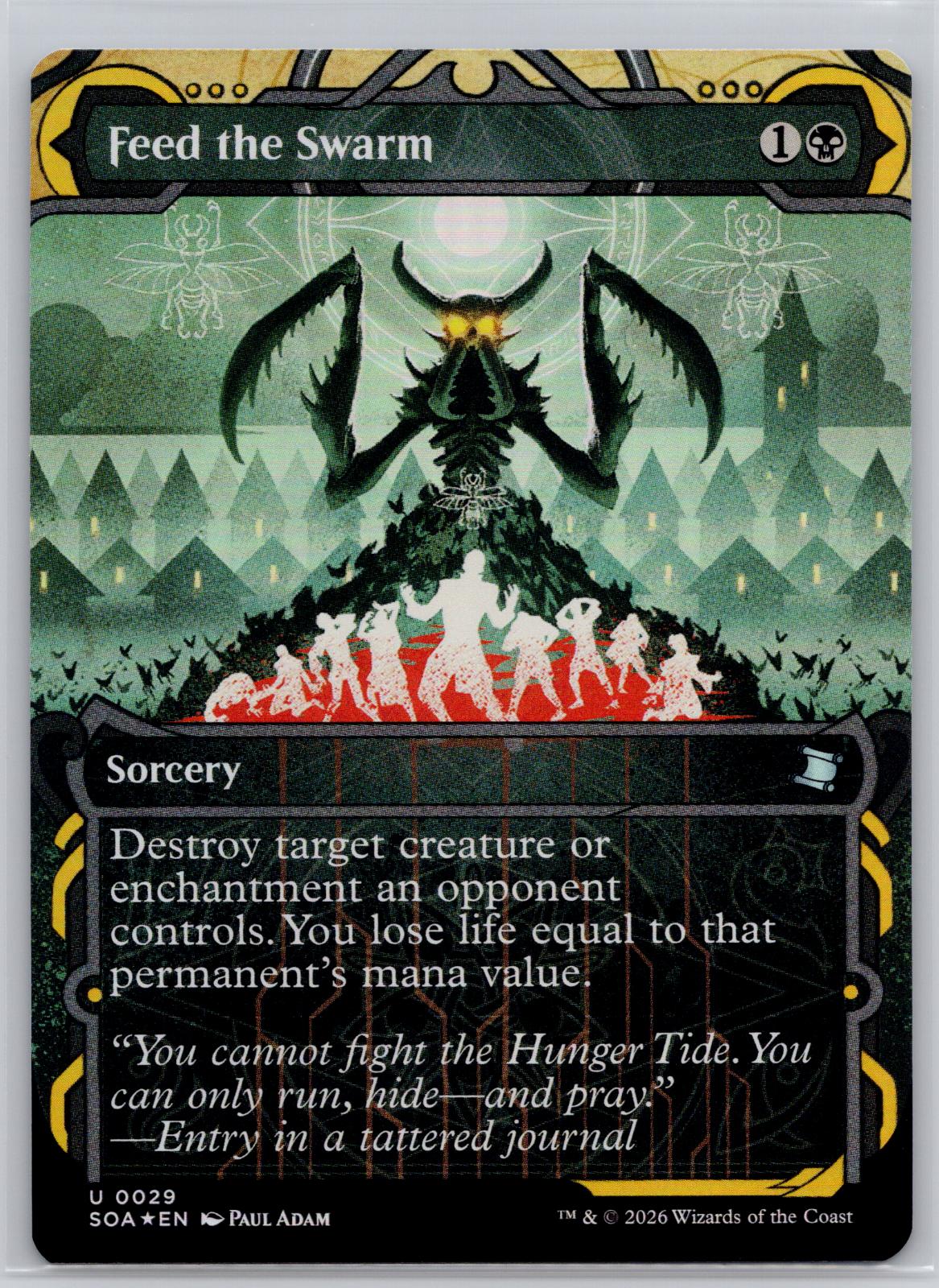 Feed the Swarm Secrets of Strixhaven: Mystical Archive M:TG Foil NM