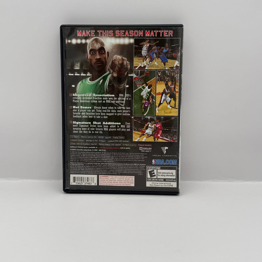 NBA 2K9 - PS2 - CIB