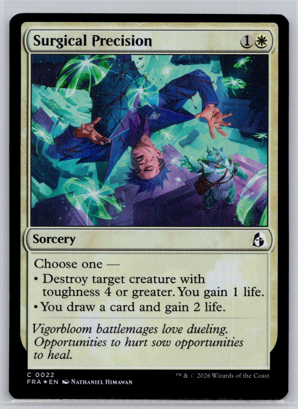 Surgical Precision Reality Fracture Magic: The Gathering Foil Near Mint