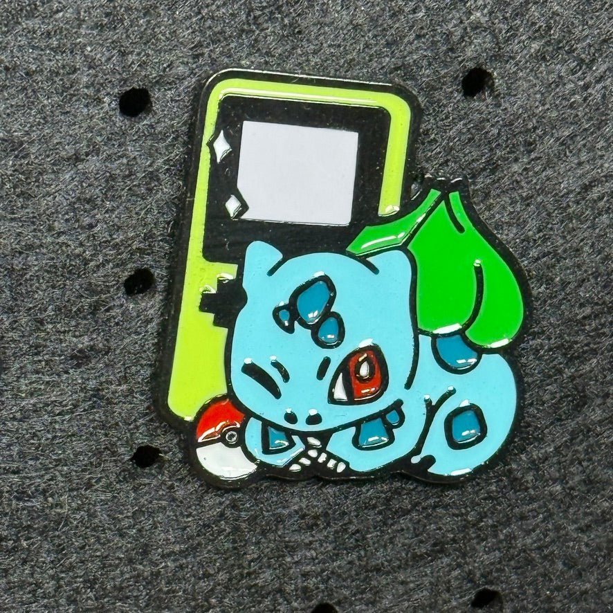 Bulbasaur Game Boy Pin 1"