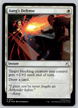 Aang's Defense Avatar: The Last Airbender: Eternal-Legal M:TG Foil NM