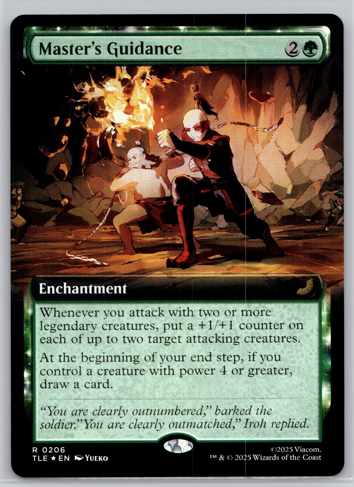 Master's Guidance(Extended)Avatar:The Last Airbender:Eternal-Legal M:TG Foil NM