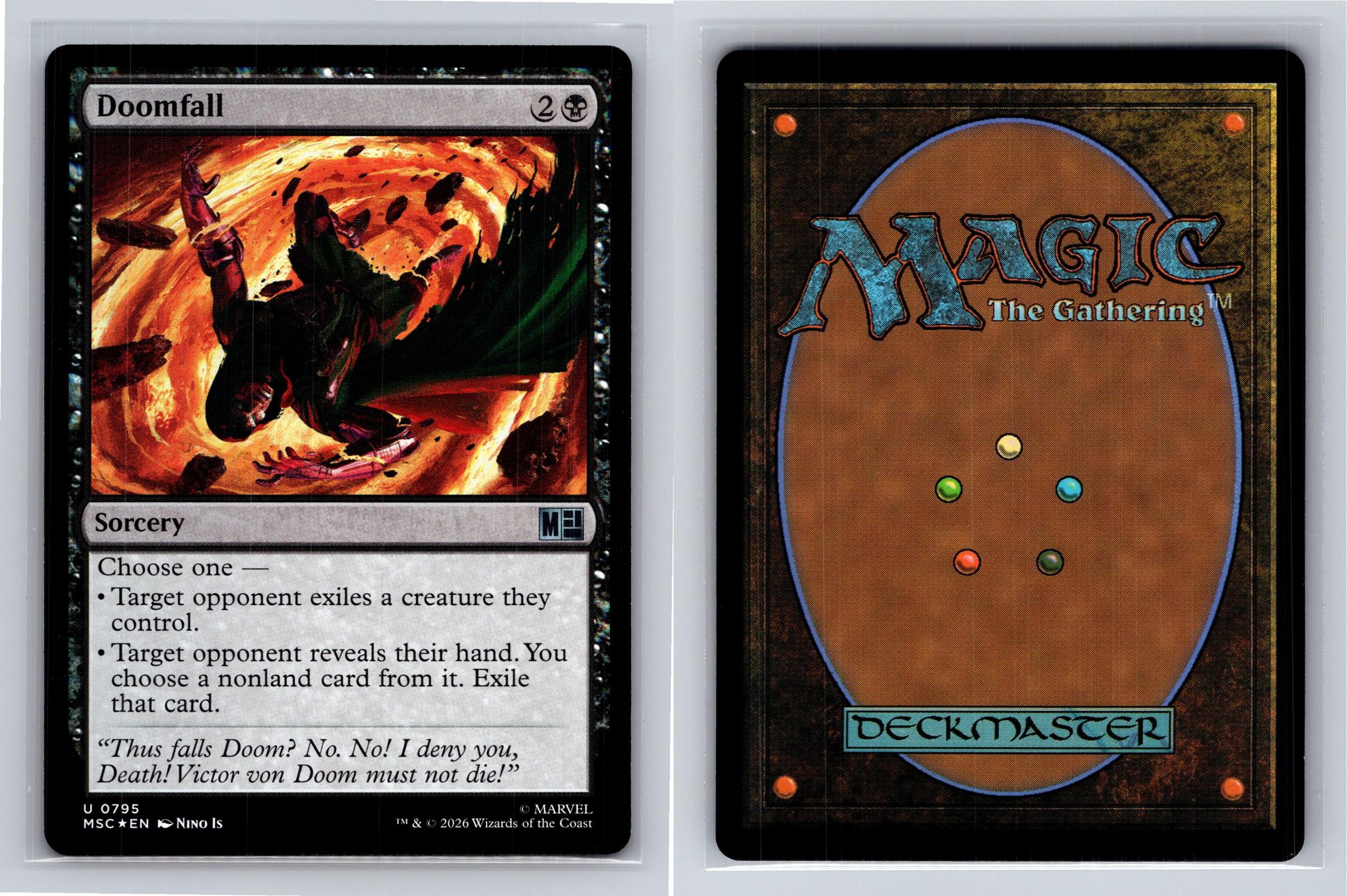 Doomfall Commander: Marvel Super Heroes Magic: The Gathering Foil Near Mint
