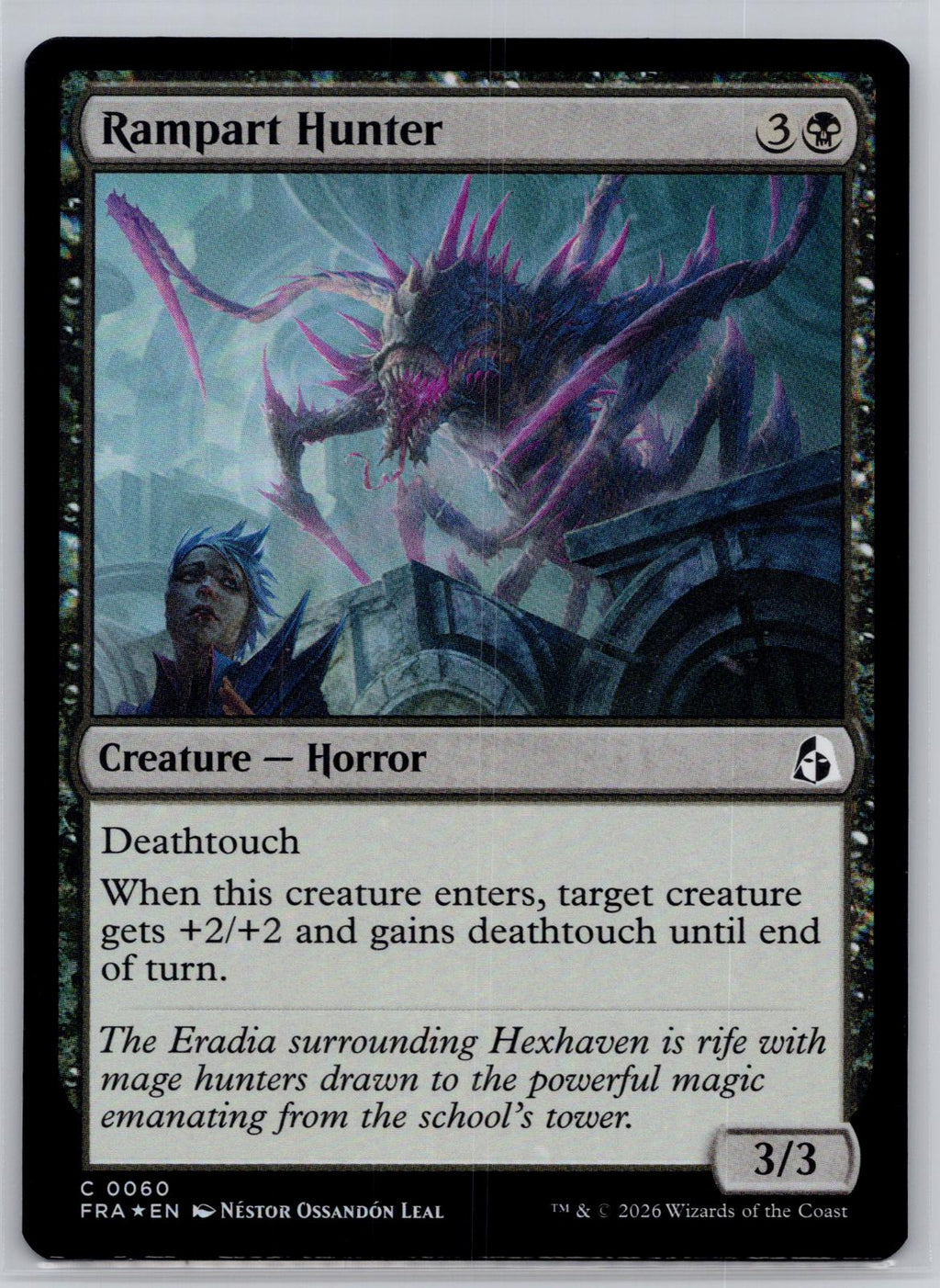 Rampart Hunter Reality Fracture Magic: The Gathering Foil Near Mint