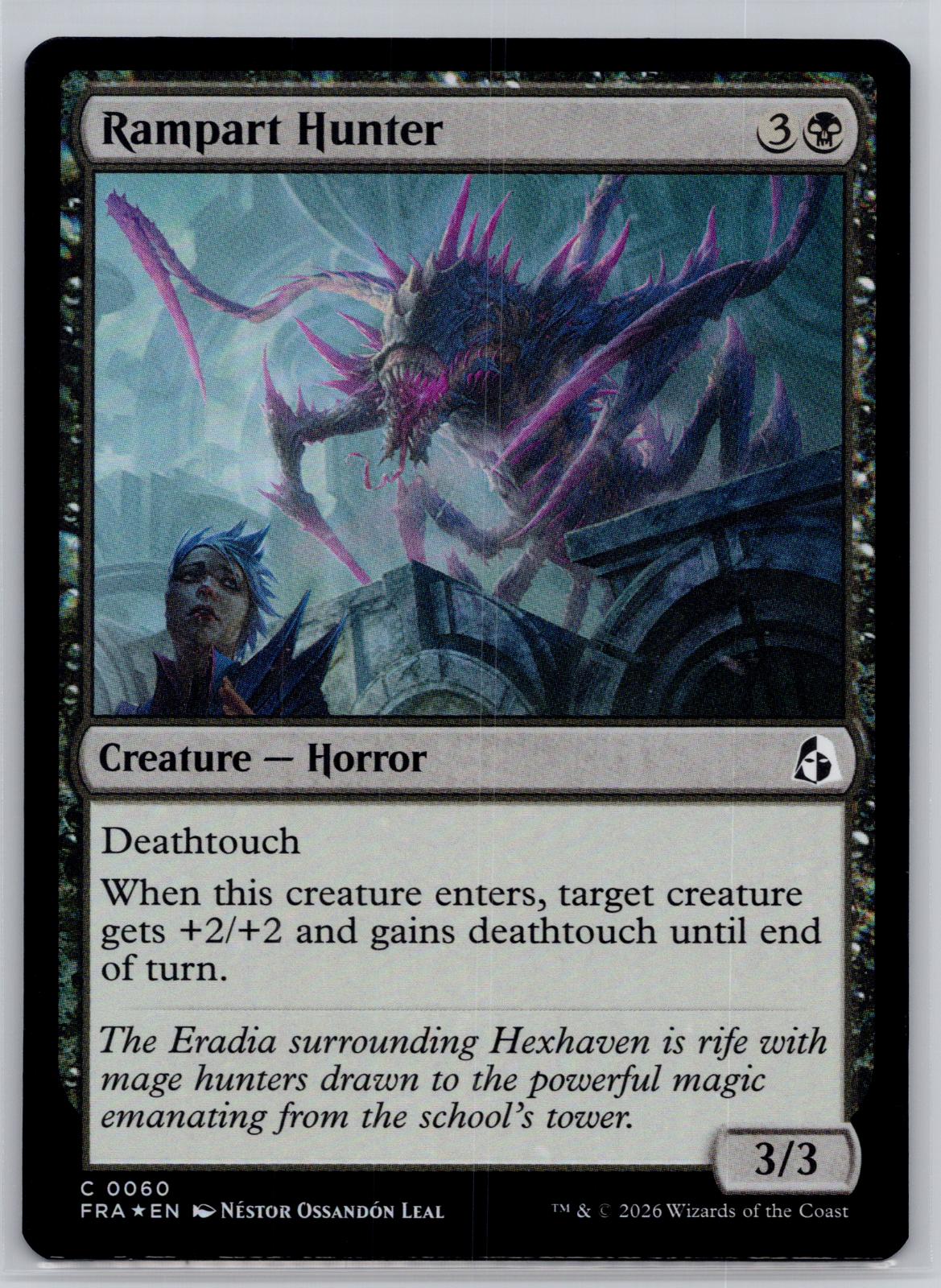 Rampart Hunter Reality Fracture Magic: The Gathering Foil Near Mint