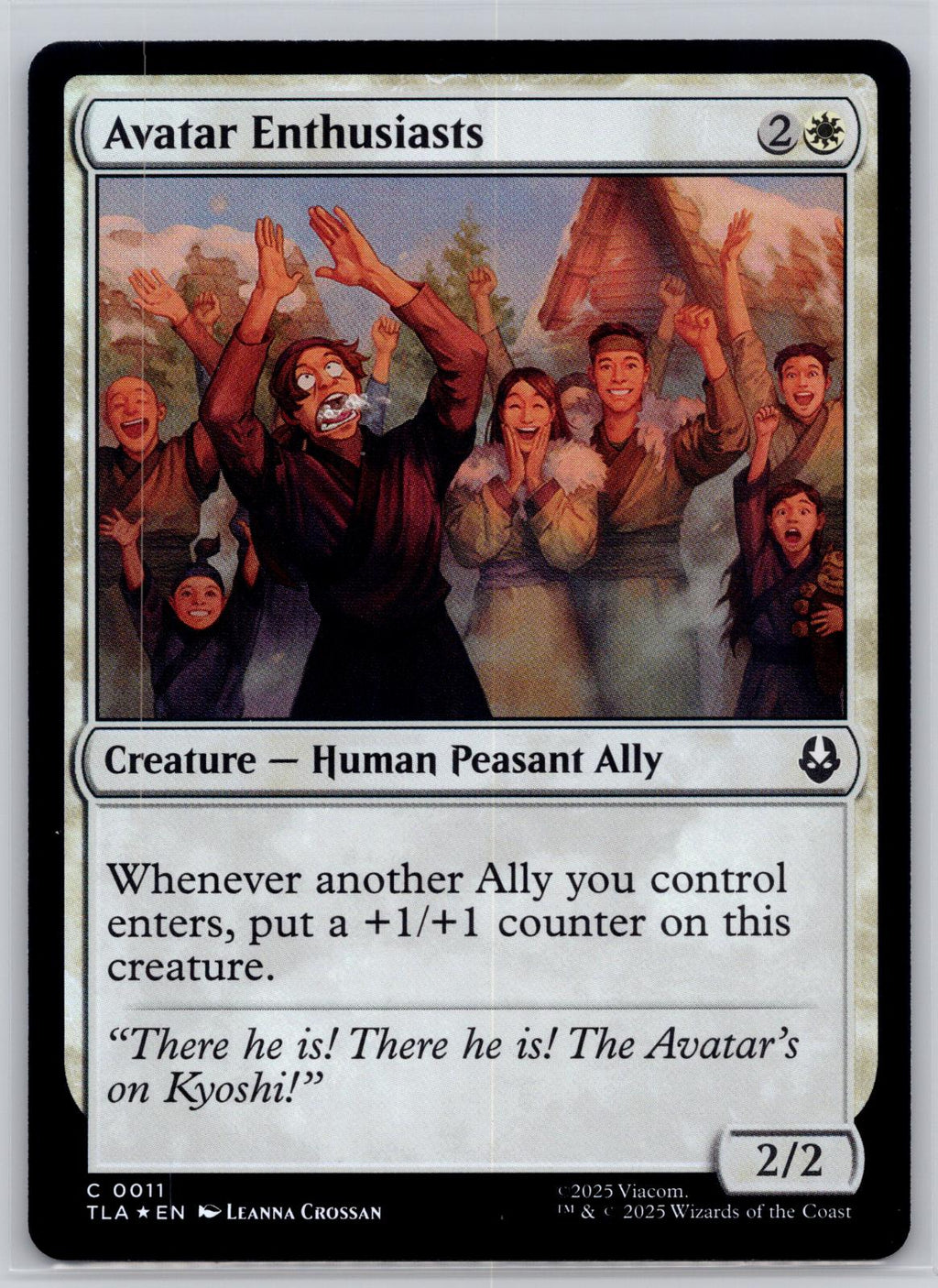 Avatar Enthusiasts Avatar: The Last Airbender Magic: The Gathering Foil NM