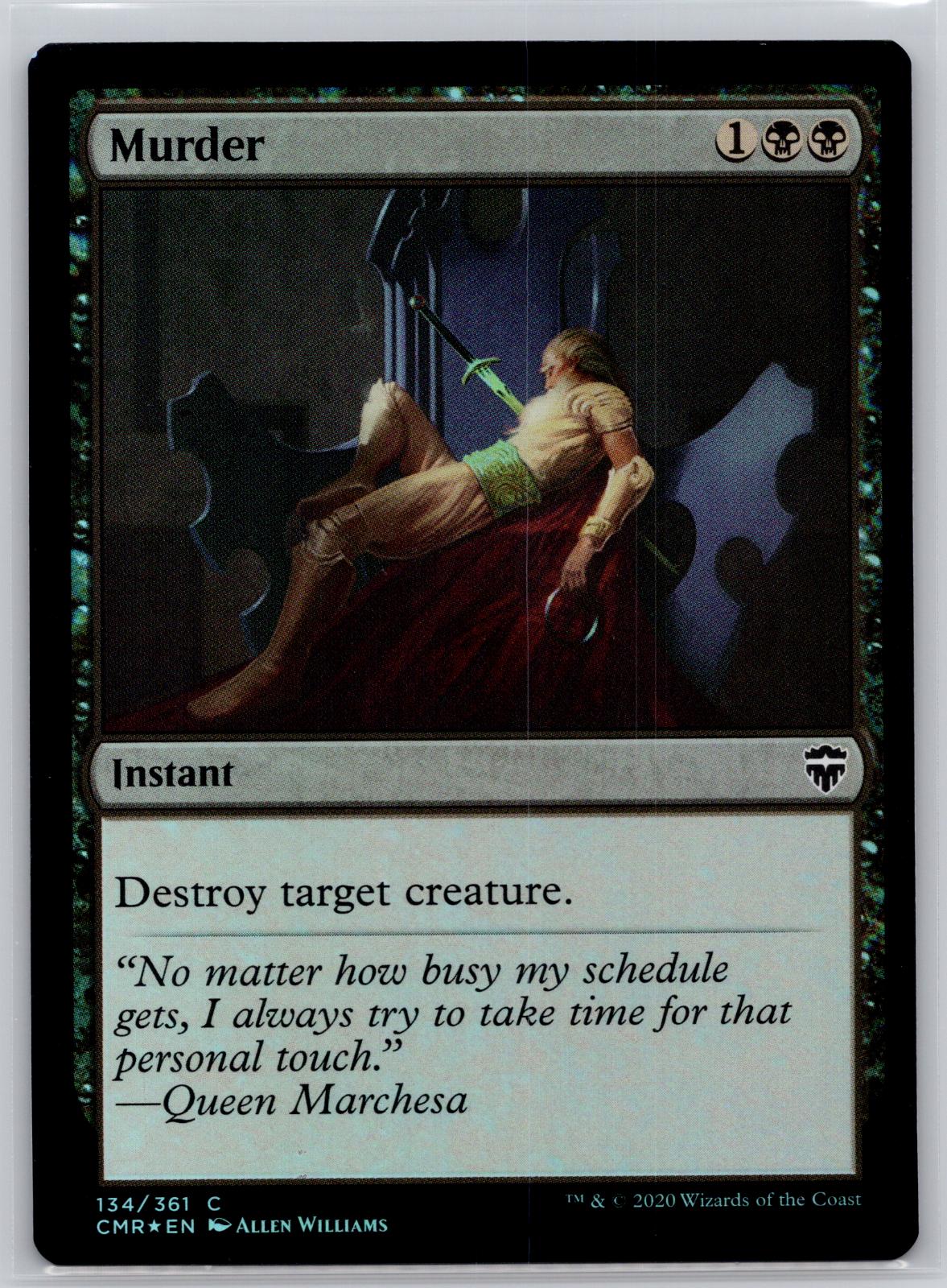 Murder Commander Legends Magic: The Gathering Near Mint