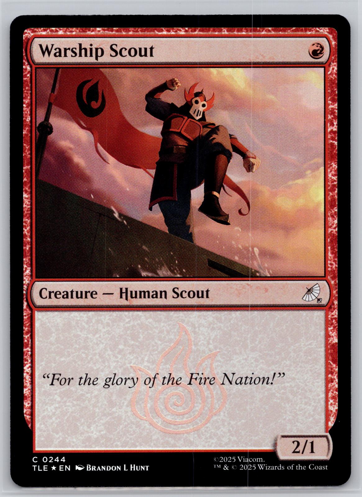Warship Scout (0244) Avatar: The Last Airbender: Eternal-Legal M:TG Foil NM