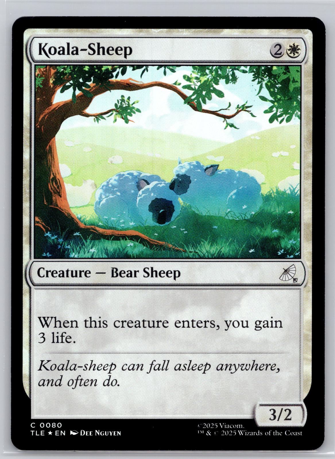 Koala-Sheep Avatar: The Last Airbender: Eternal-Legal M:TG Foil NM