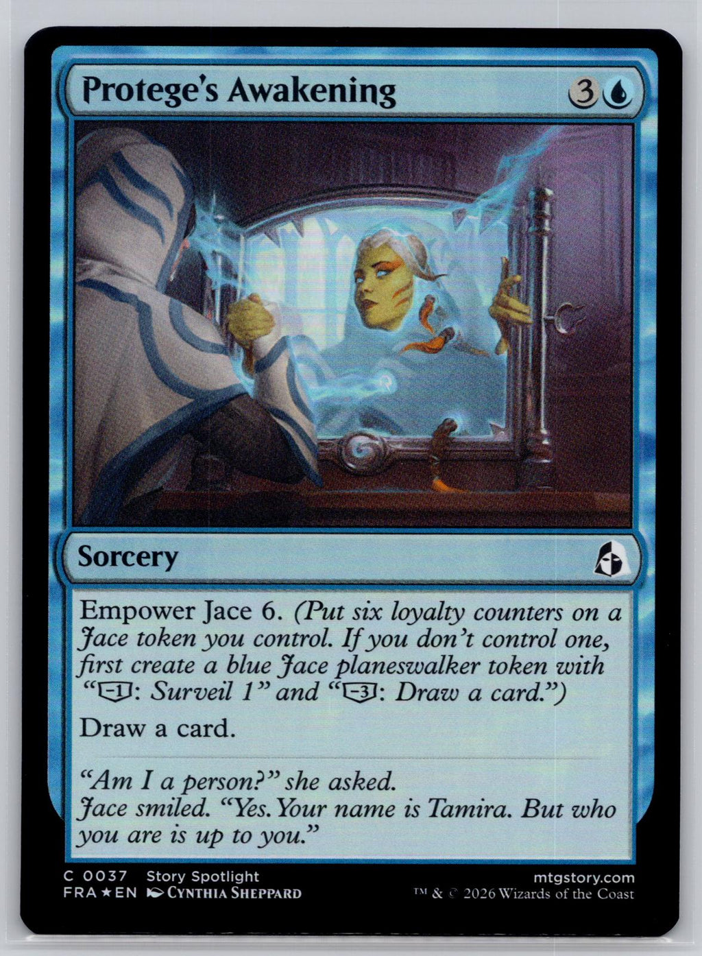 Protege's Awakening Reality Fracture Magic: The Gathering Foil Near Mint