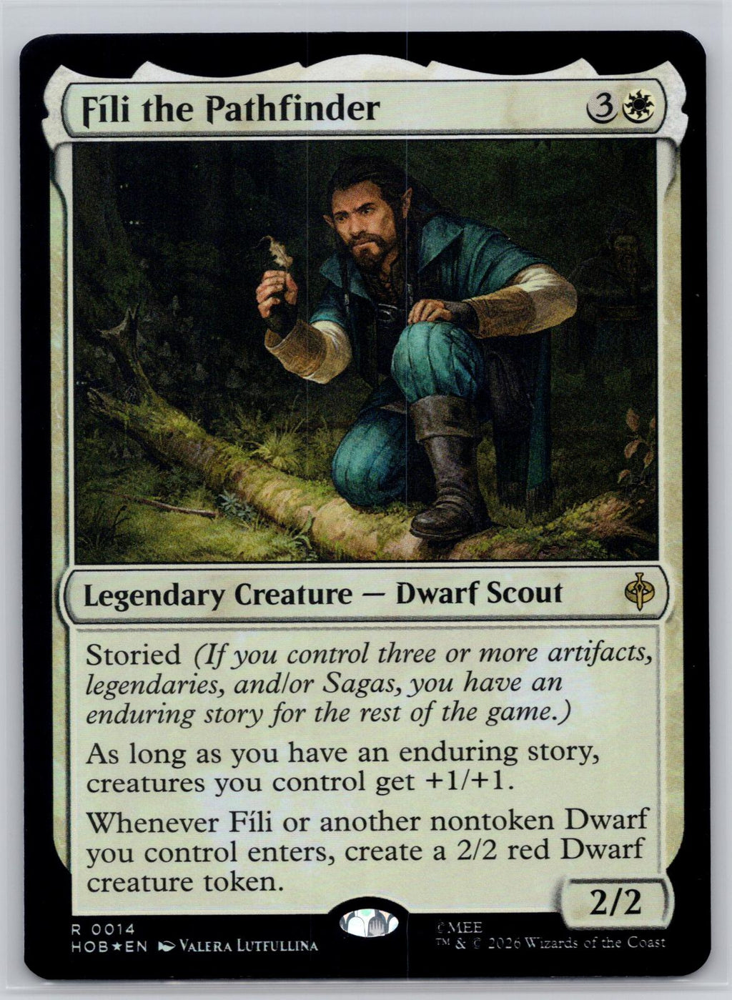 Fili the Pathfinder The Hobbit Magic: The Gathering Foil Near Mint