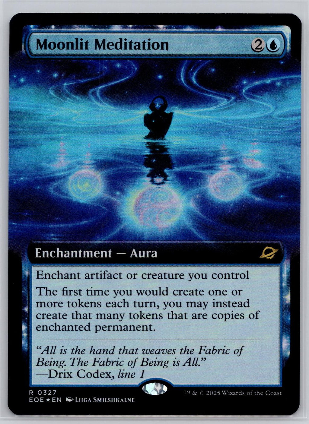 Moonlit Meditation (Extended Art) Edge of Eternities Magic:The Gathering Foil NM