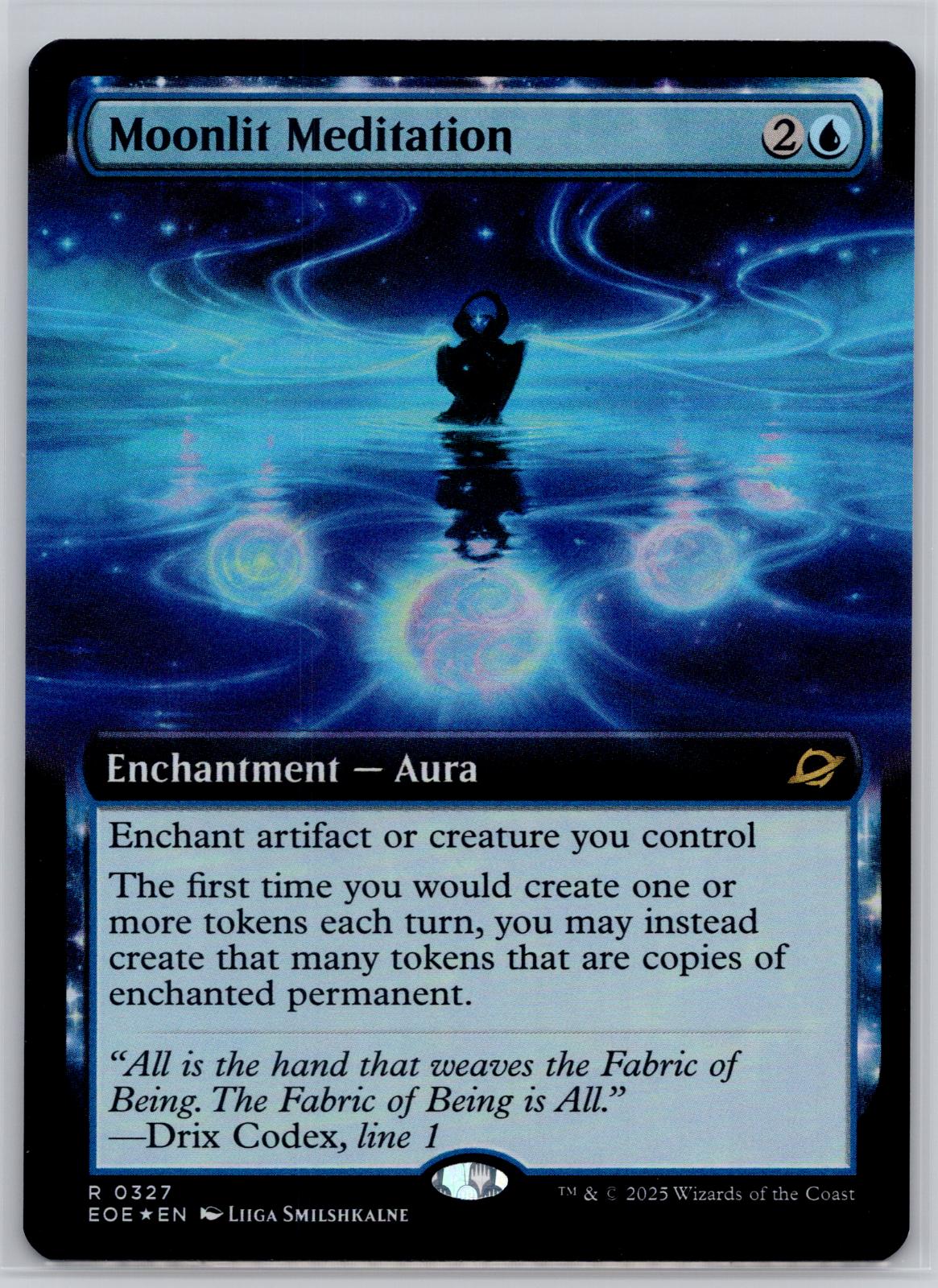 Moonlit Meditation (Extended Art) Edge of Eternities Magic:The Gathering Foil NM