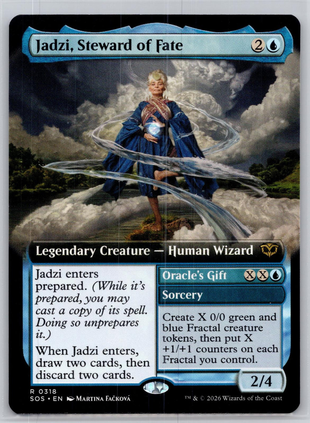 Jadzi, Steward of Fate (Extended Art) Secrets of Strixhaven M:TG NM
