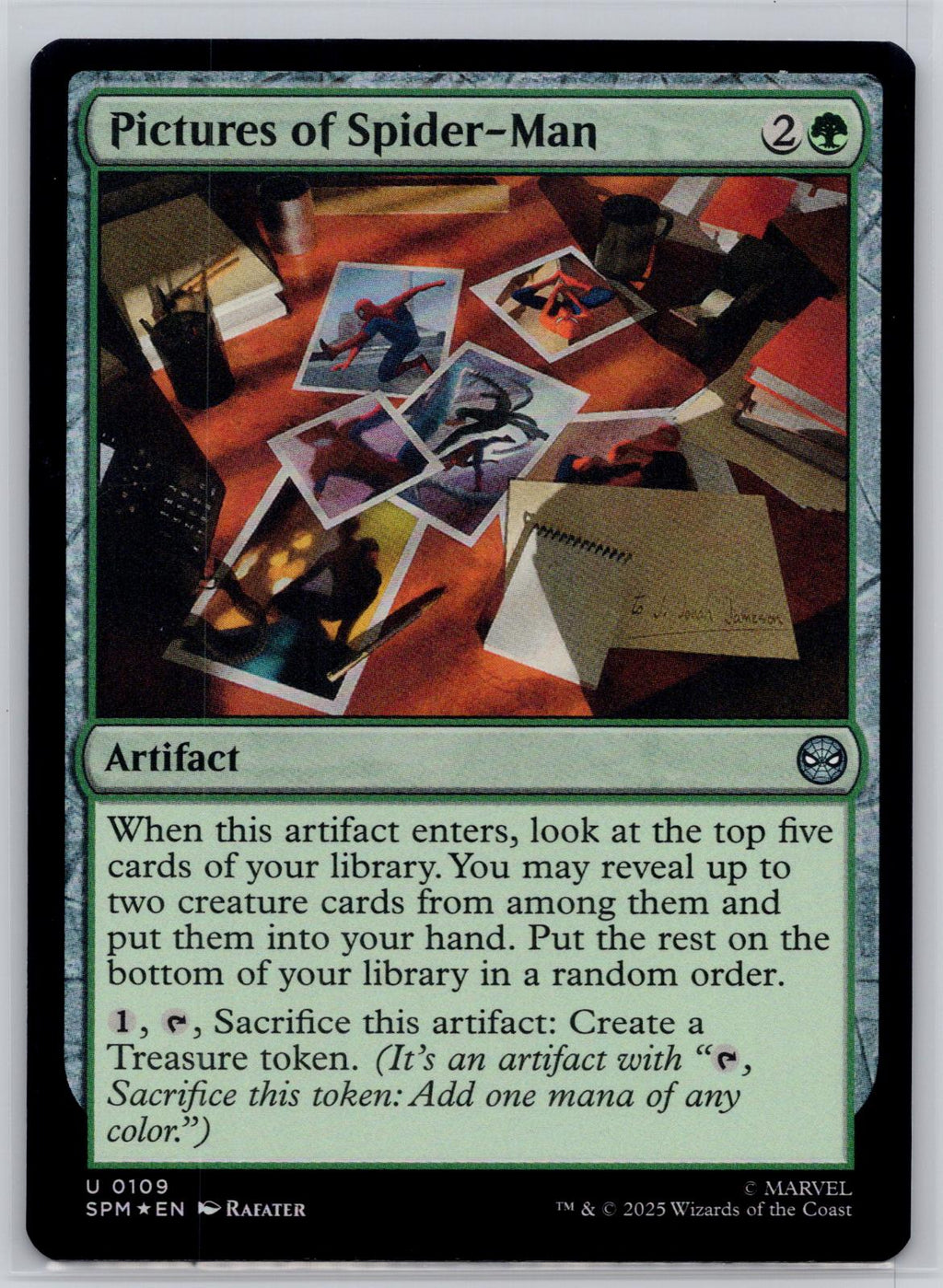 Pictures of Spider-Man Marvel's Spider-Man Magic: The Gathering Foil Near Mint