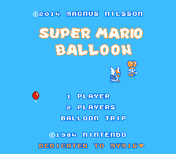 Super Mario Balloon — NES