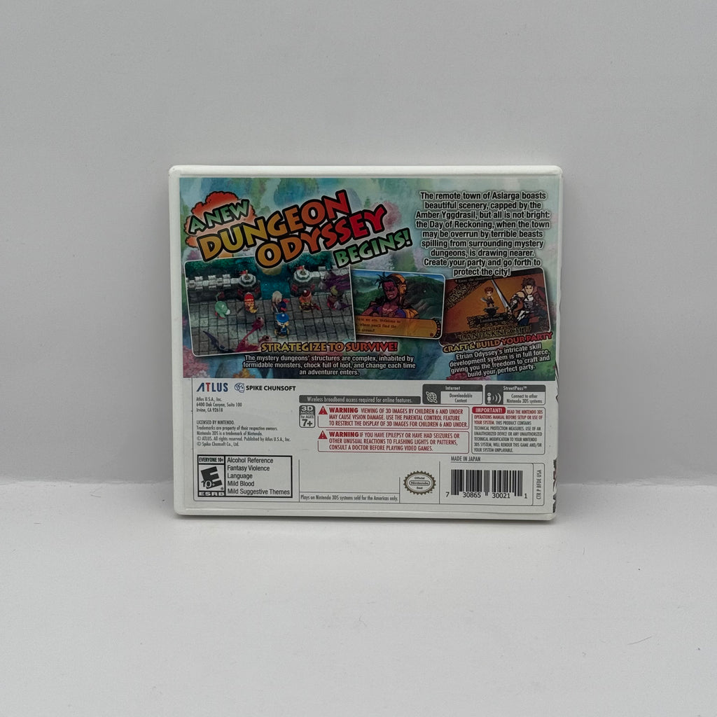Etrian Mystery Dungeon - Nintendo 3DS - Case Only (No Game)