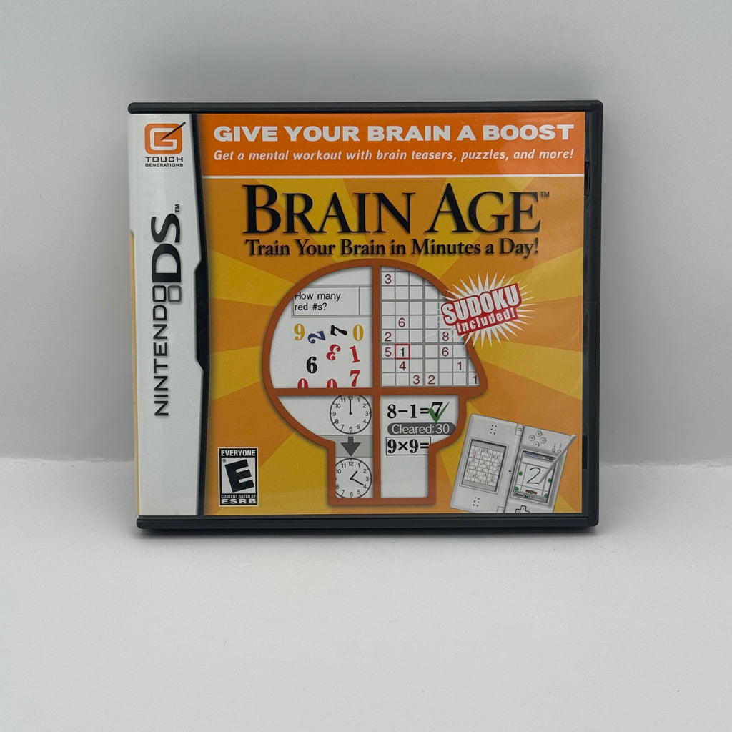 Brain Age: Train Your Brain in Minutes a Day! - Nintendo DS - CIB