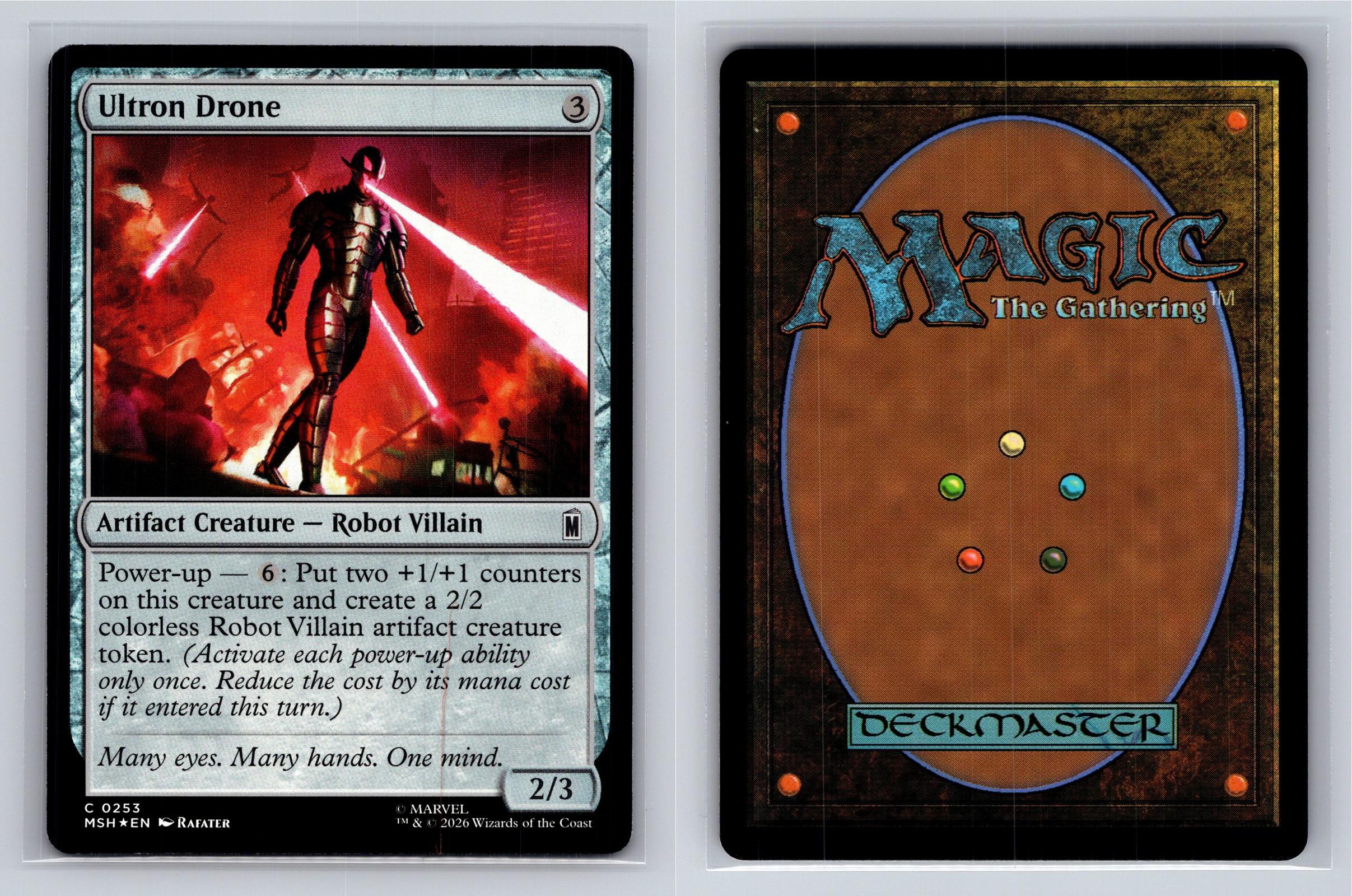 Ultron Drone Marvel Super Heroes Magic: The Gathering Foil Near Mint