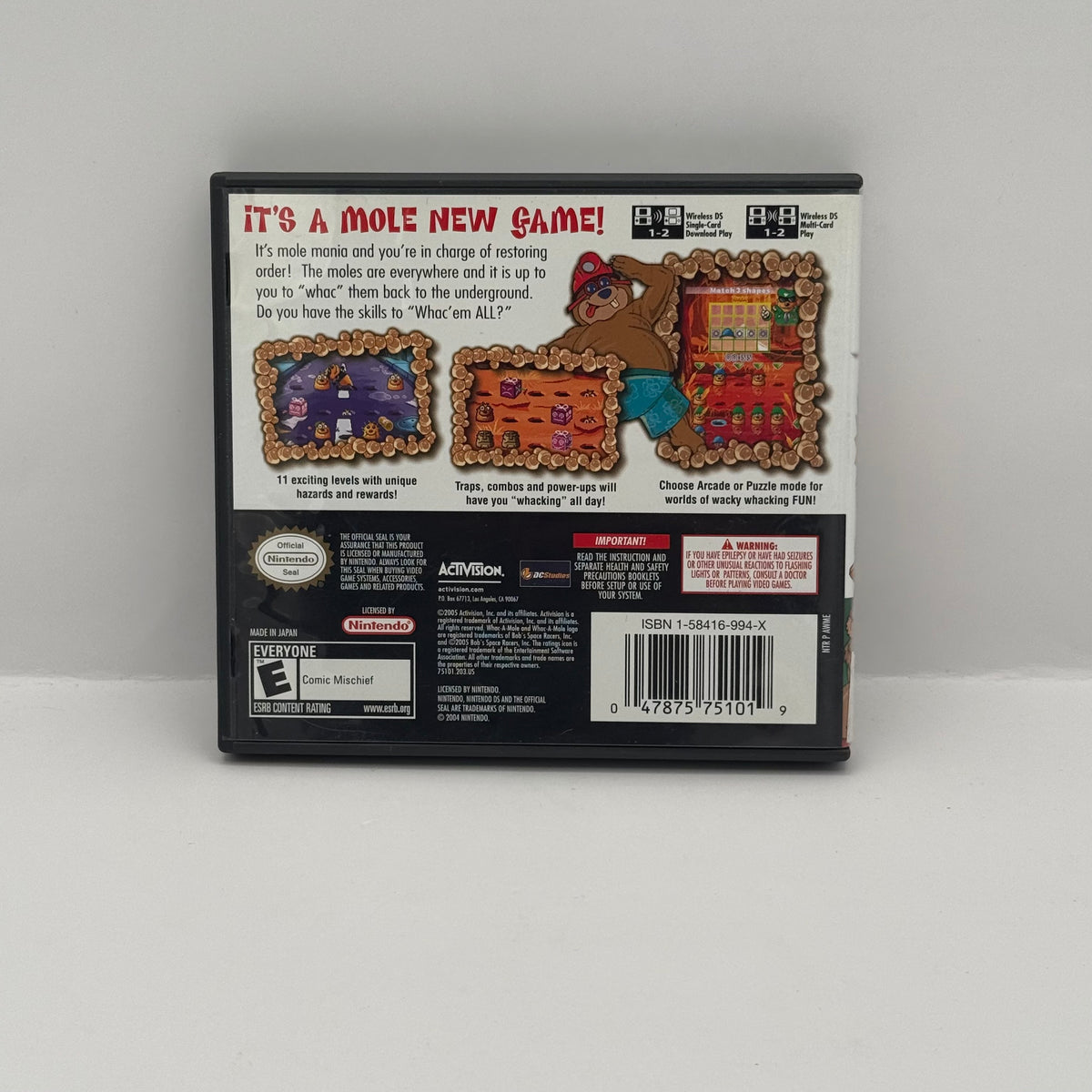Whac-A-Mole - Nintendo DS - CIB