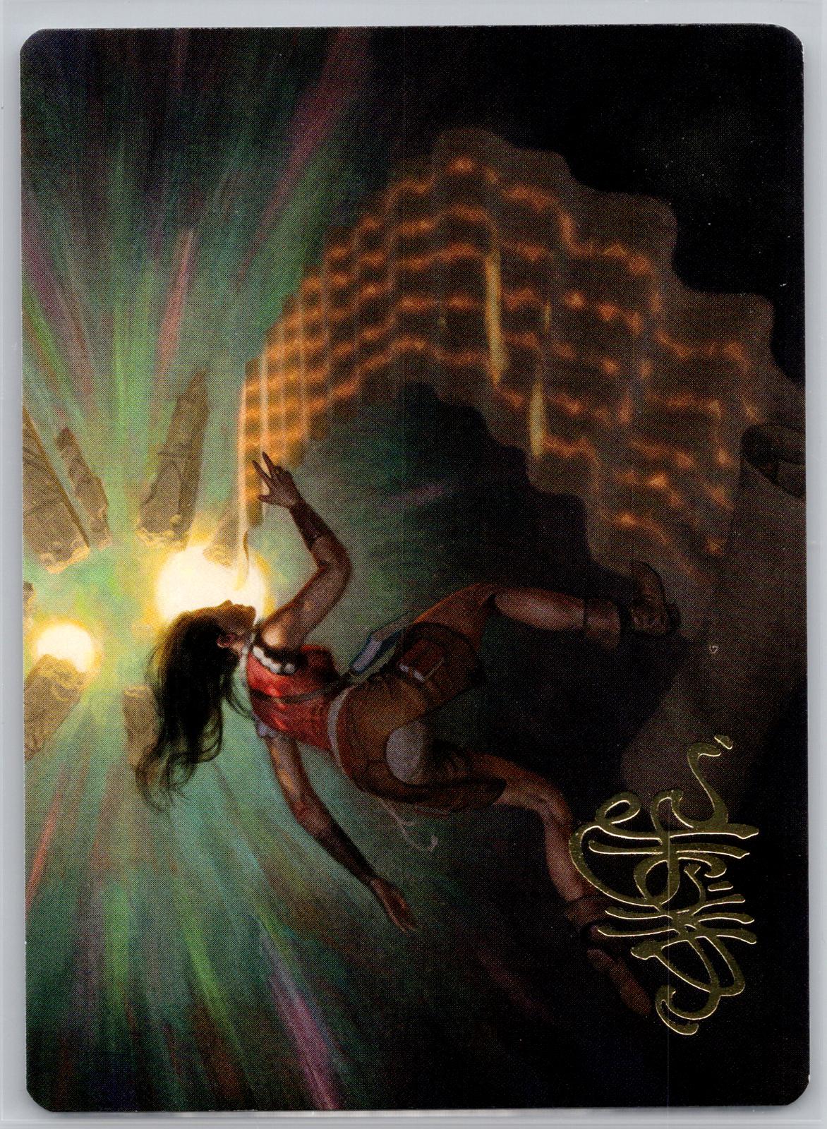 Pursue the Past(Gold-Stamped Signature) Art Series:Secrets of Strixhaven M:TG NM