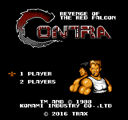 Contra: Revenge of the Red Falcon – NES Cartridge