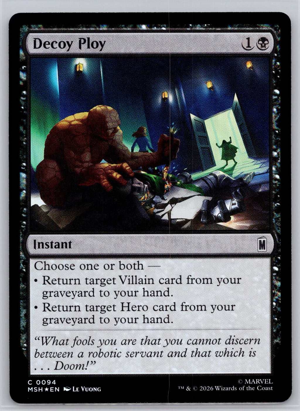 Decoy Ploy Marvel Super Heroes Magic: The Gathering Foil Near Mint