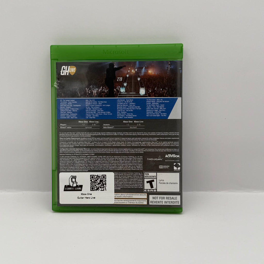 Guitar Hero Live (Game Only) - Xbox One - CIB