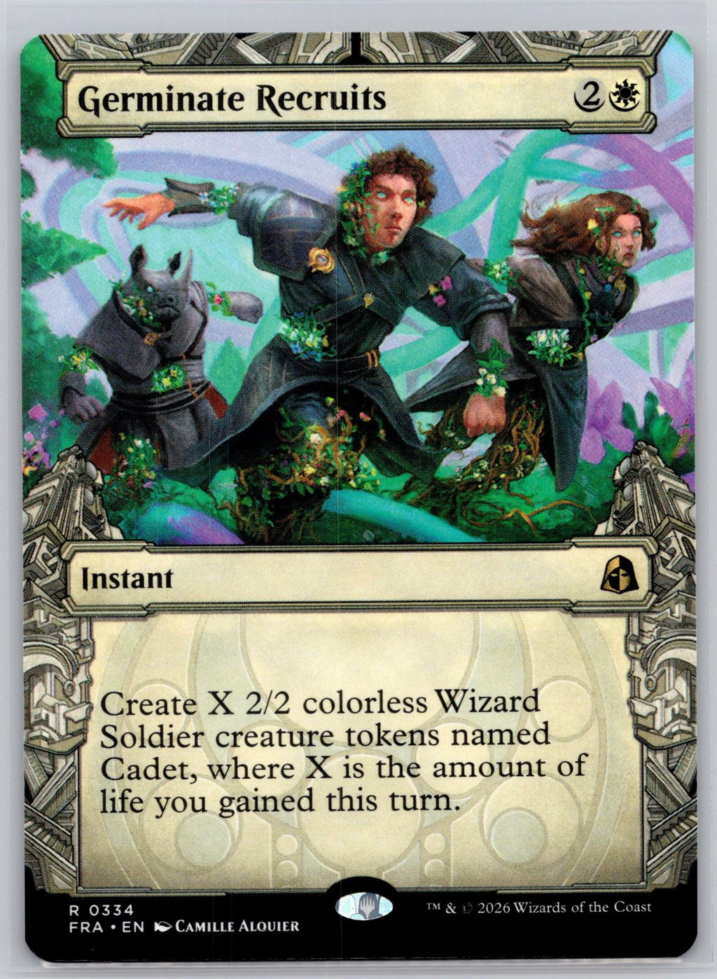 Germinate Recruits (Showcase) Reality Fracture Magic: The Gathering Near Mint