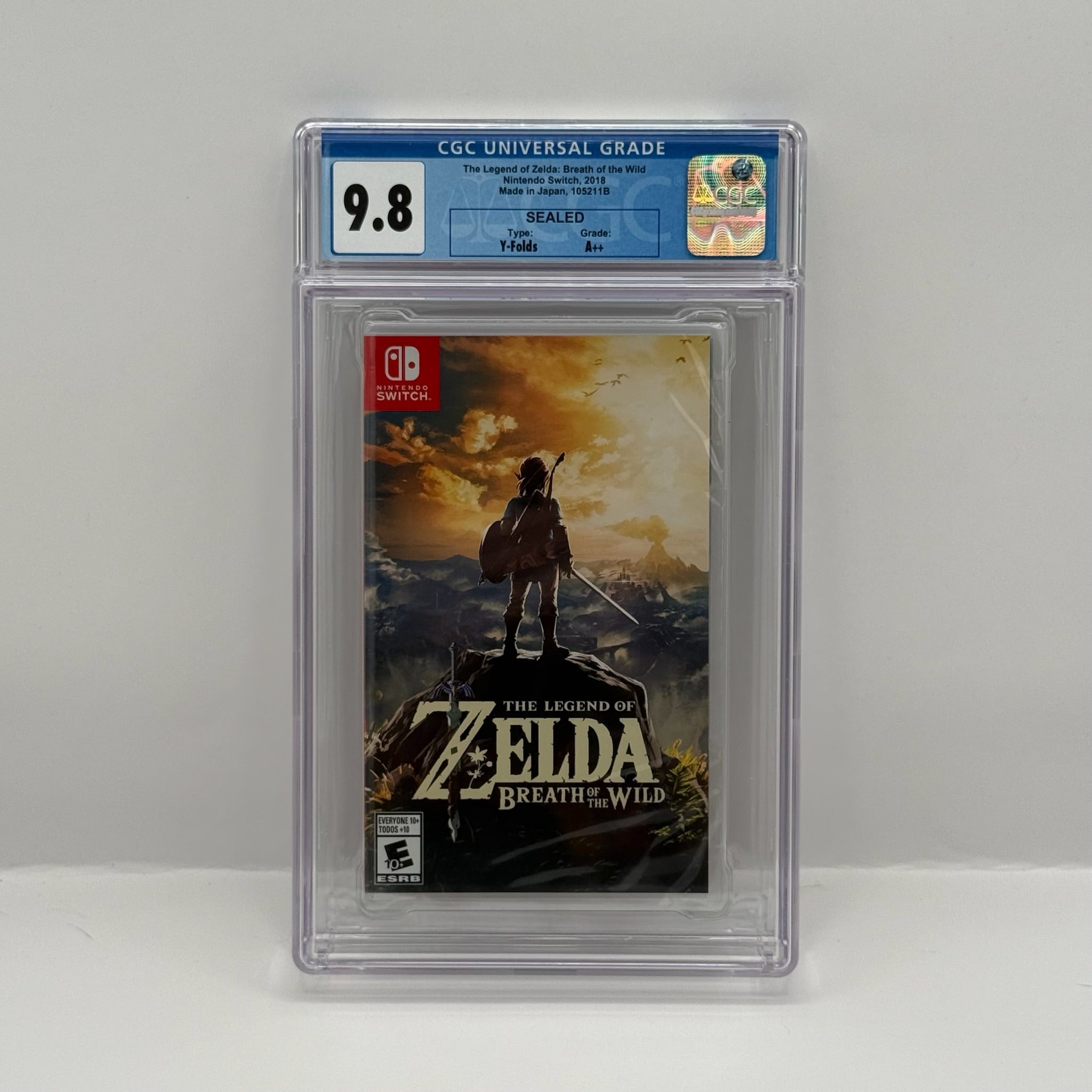 Legend of Zelda Breath of the Wild - Nintendo Switch CGC 9.8 A++