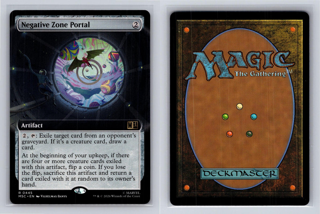 Negative Zone Portal (Extended Art) Commander: Marvel Super Heroes MtG NM