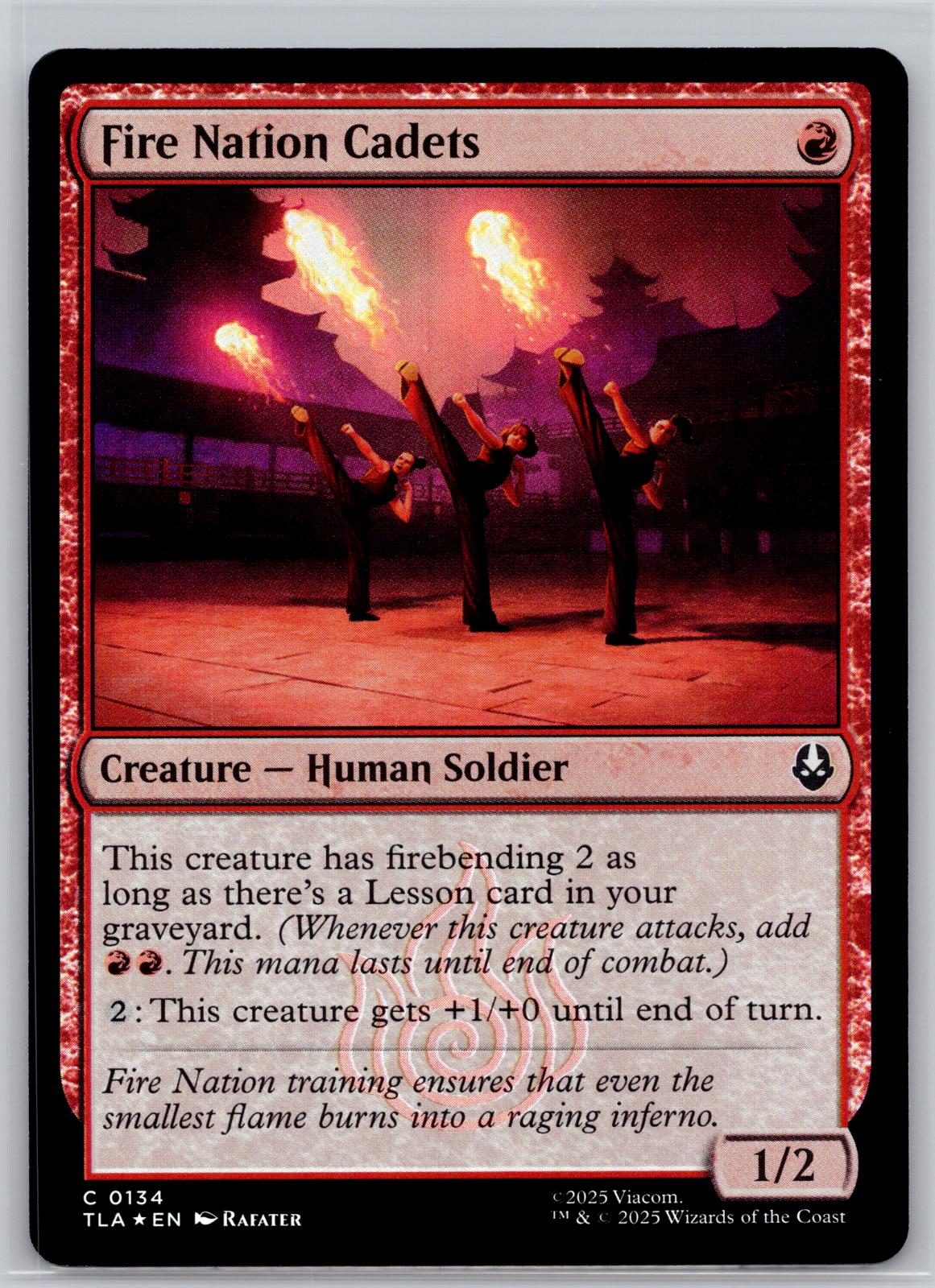 Fire Nation Cadets Avatar: The Last Airbender Magic: The Gathering Foil NM
