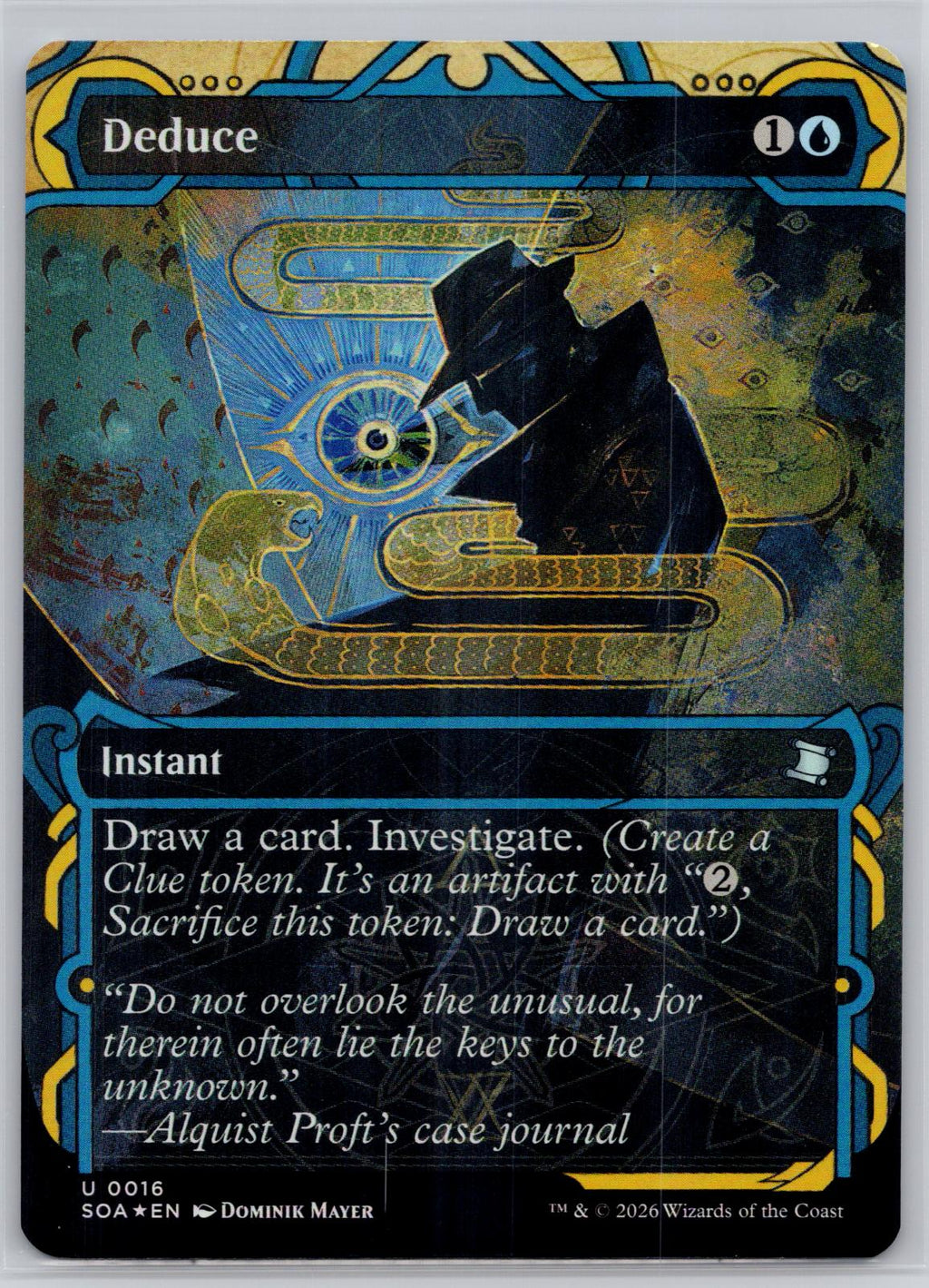 Deduce Secrets of Strixhaven: Mystical Archive Magic: The Gathering Foil NM