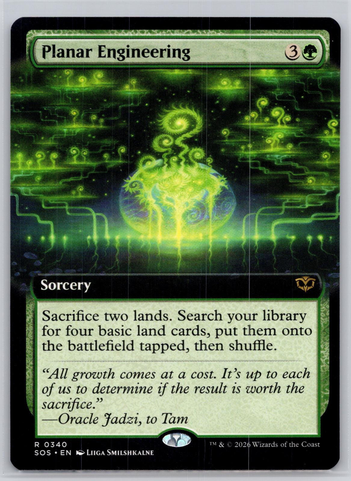 Planar Engineering (Extended Art) Secrets of Strixhaven M:TG Foil NM
