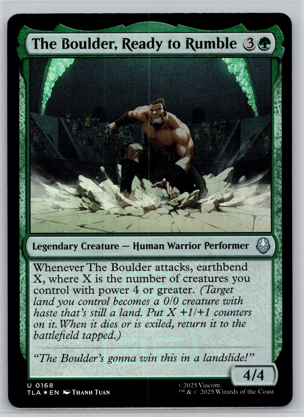 The Boulder, Ready to Rumble Avatar: The Last Airbender M:TG Foil NM
