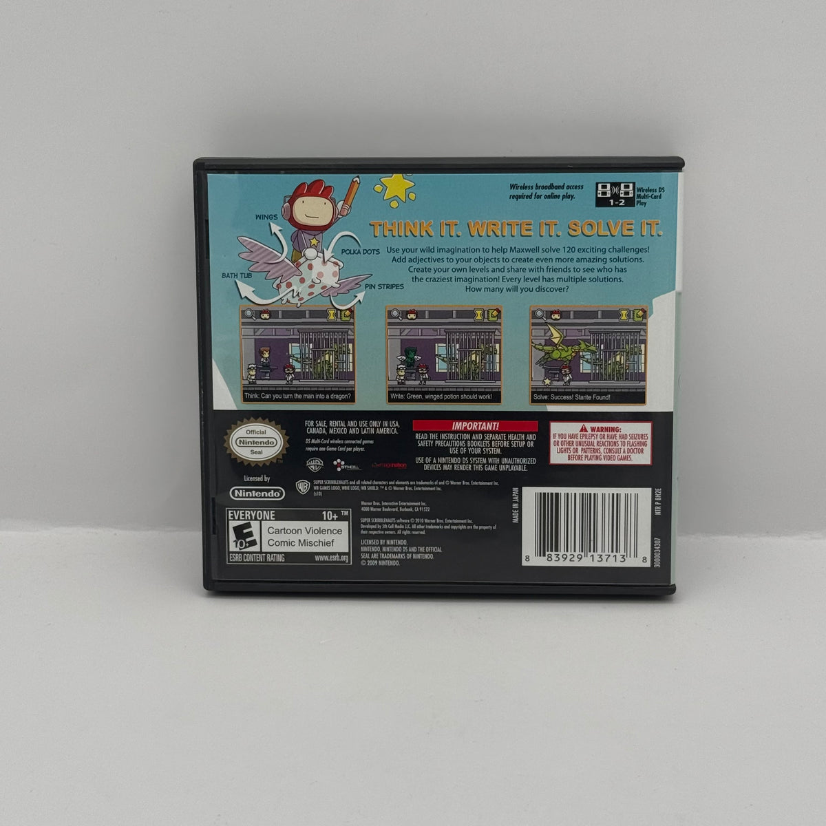 Super Scribblenauts - Nintendo DS - CIB