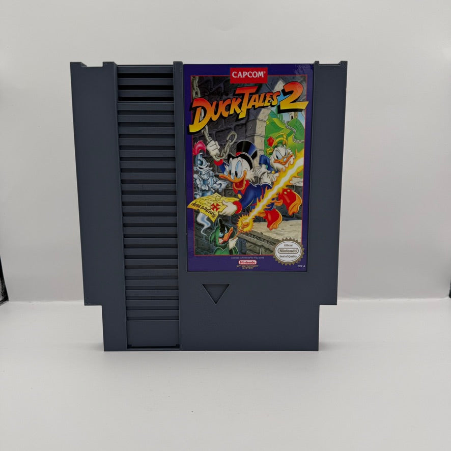 DuckTales 2 Giant NES Cartridge — 3D Printed Display Piece