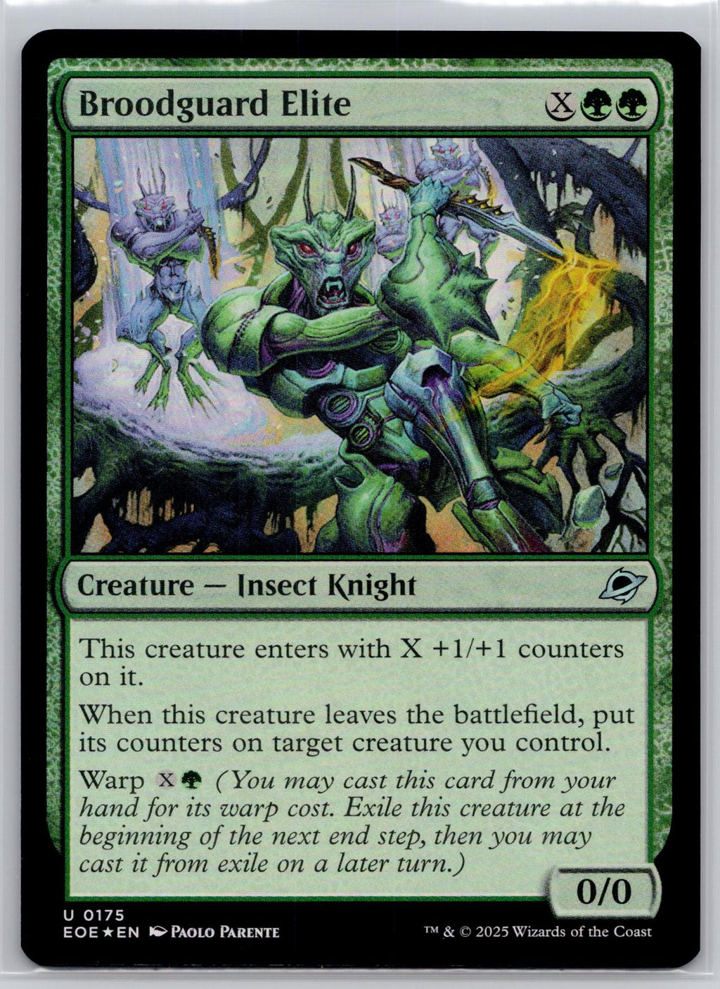 Broodguard Elite Edge of Eternities Magic: The Gathering Foil Near Mint