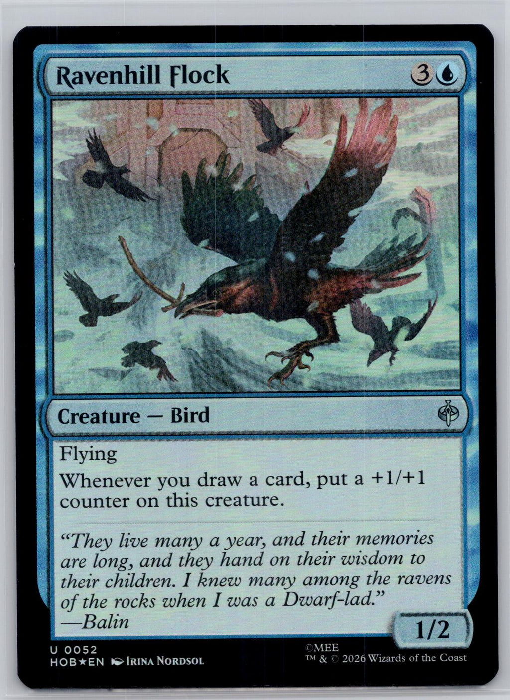 Ravenhill Flock The Hobbit Magic: The Gathering Foil Near Mint