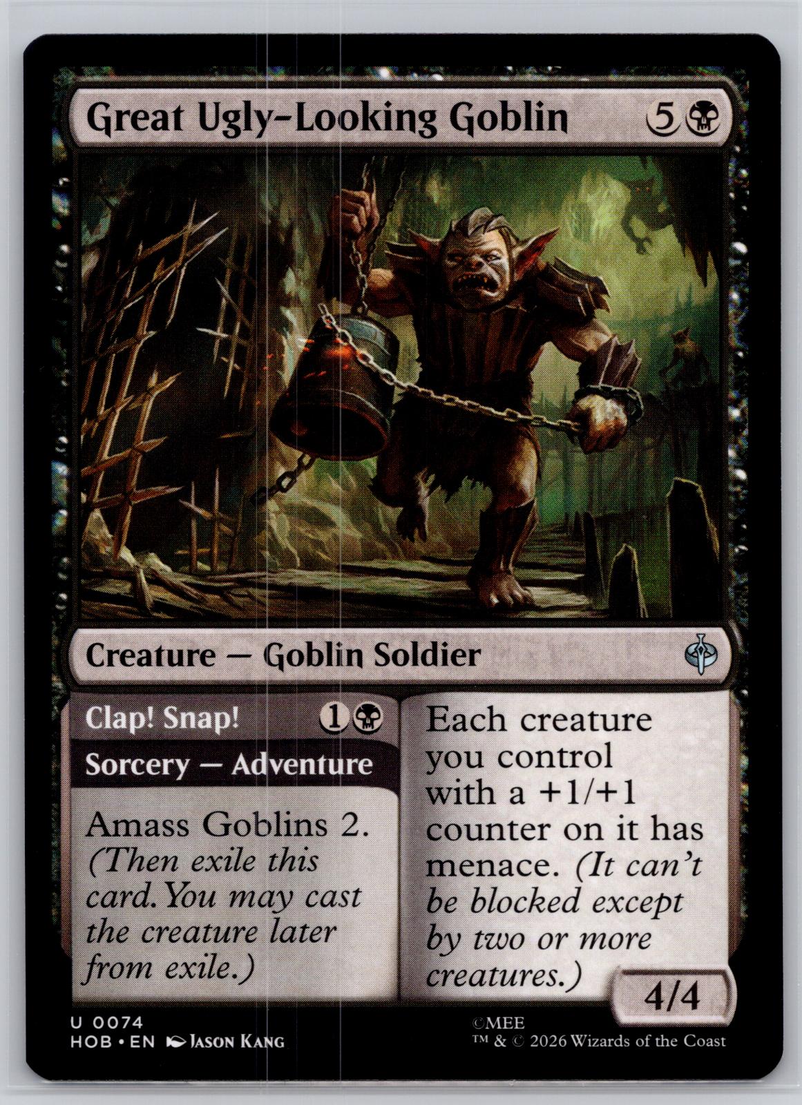 Great Ugly-Looking Goblin The Hobbit Magic: The Gathering Near Mint