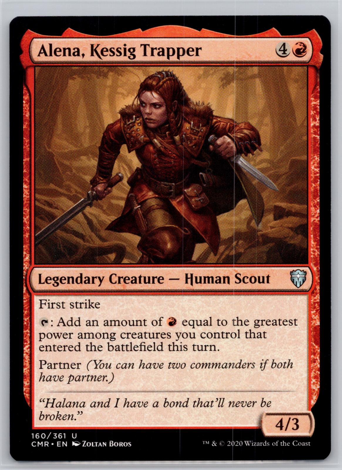 Alena, Kessig Trapper Commander Legends Magic: The Gathering Near Mint